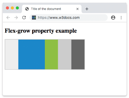 CSS flex-grow Property