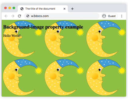 CSS background-image Property