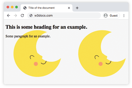 CSS background-repeat Property with the repeat value tiling the image across the page