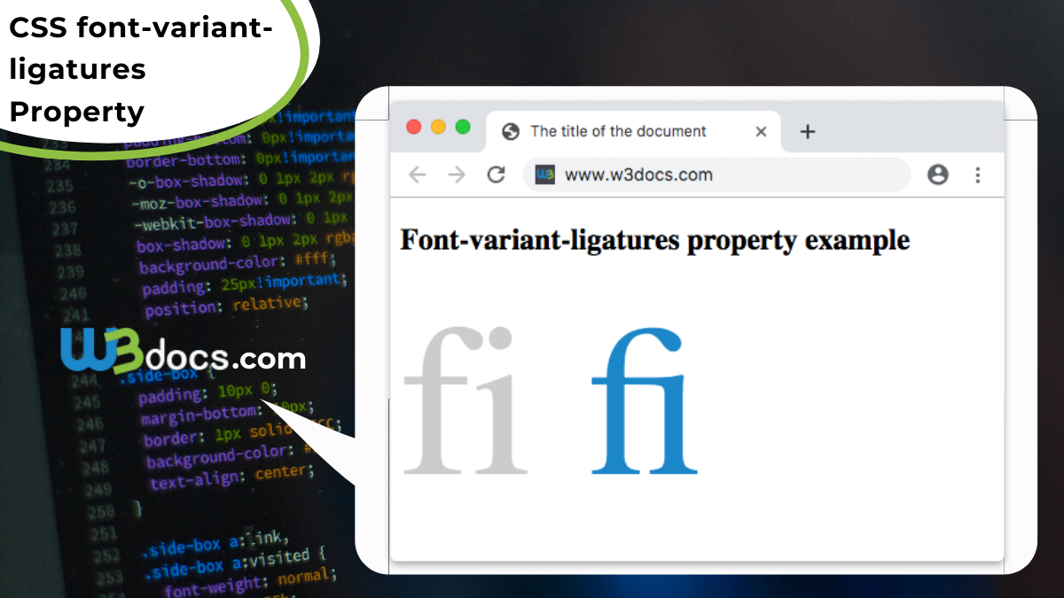g docs ligatures g docs ligatures