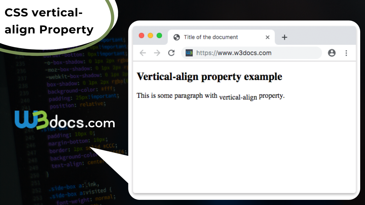 Understanding CSS's vertical-align Property