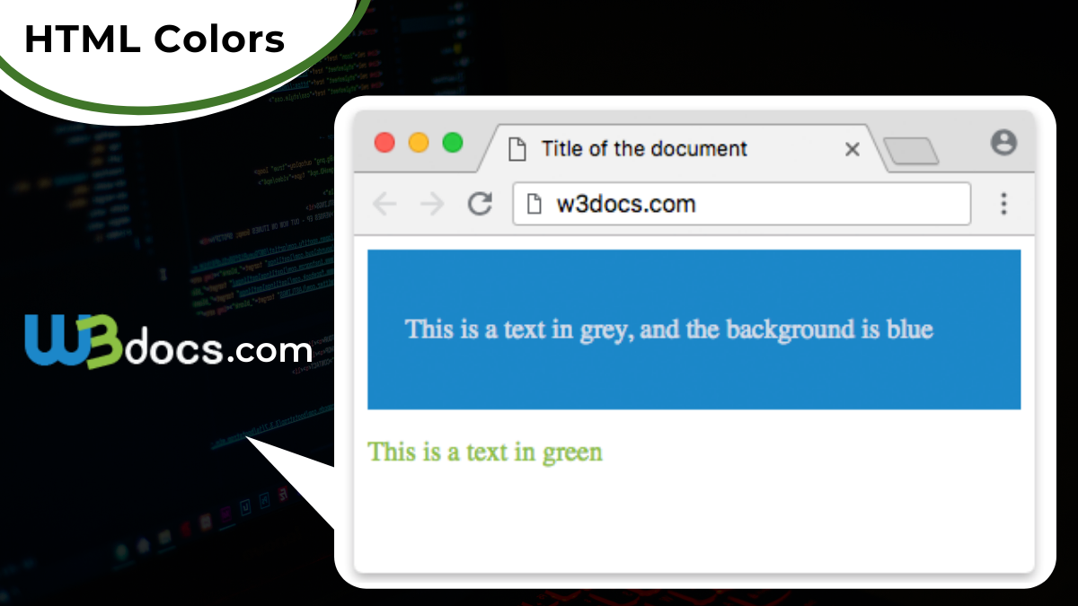 HTML Colors | Hex color codes, HTML color names/ RGB values