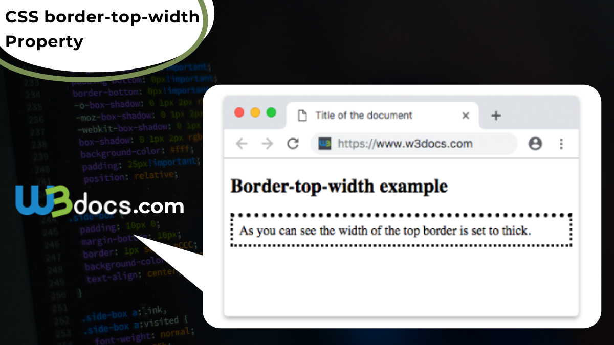 border-top-width Property