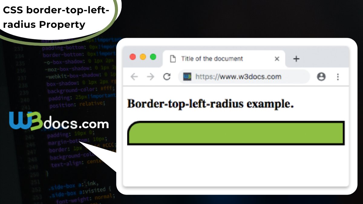 CSS border-top-left-radius