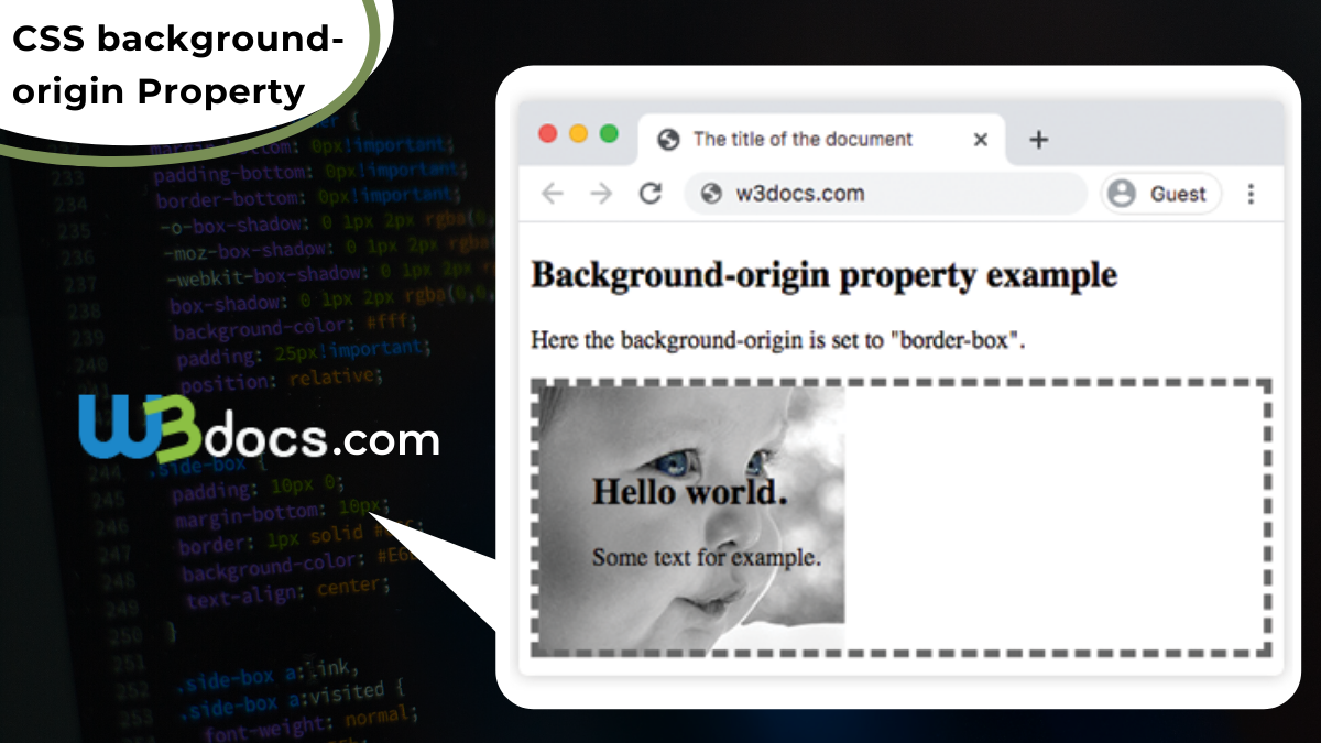 CSS background-origin Property