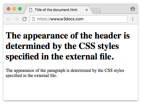 Html link tag store
