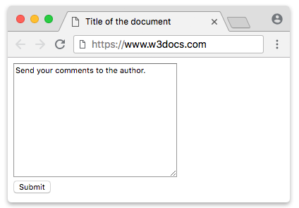 Area Tag In Html Html <Textarea> Tag