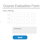 Course evaluation form template