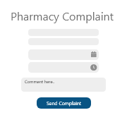 Pharmacy complaint form html-form-template