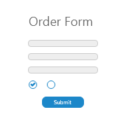 Order form html-form-template