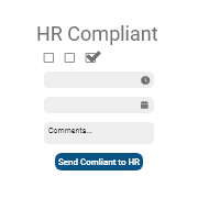HR complaint form html-form-template