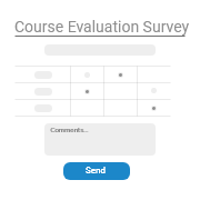 Course evaluation survey html-form-template