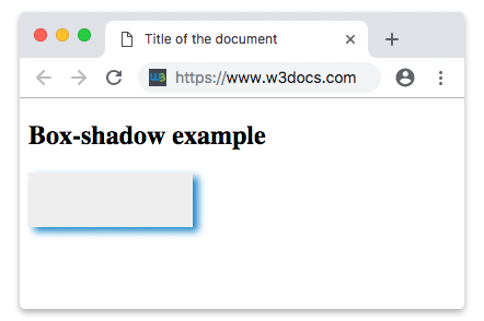 CSS box-shadow property