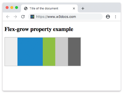 CSS flex-grow Property