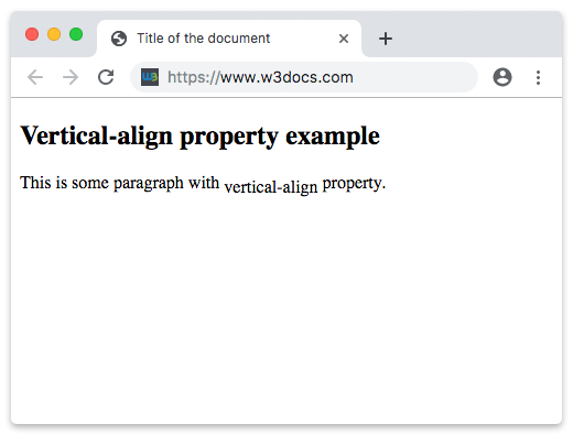 CSS vertical-align Property - GeeksforGeeks