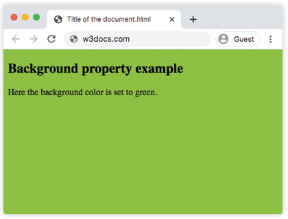 CSS background Property