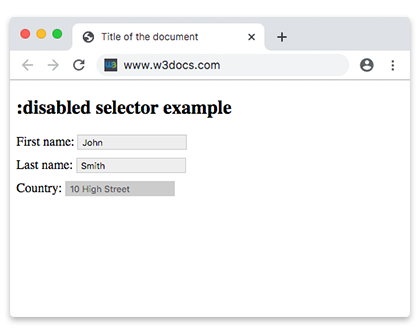 CSS :first-child Pseudo Class example