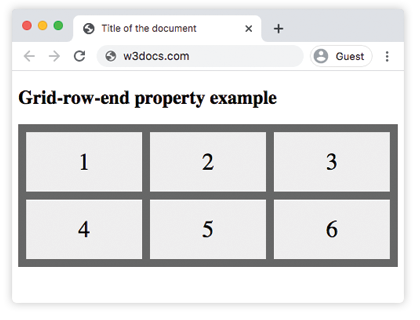 CSS grid-row-end with multiple items