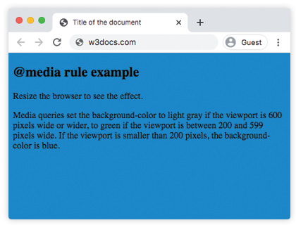 CSS @media multiple queries
