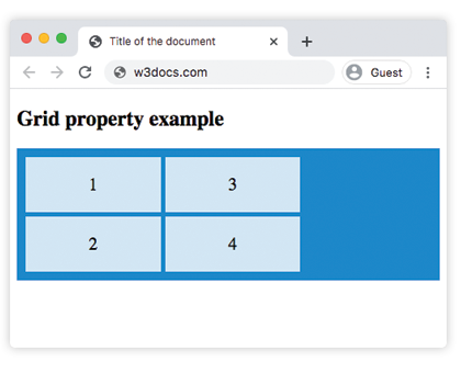 CSS grid Property