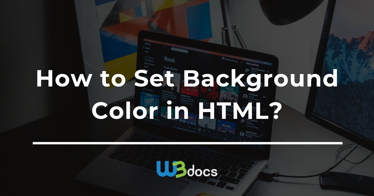 How to Set Background Color with HTML and CSS