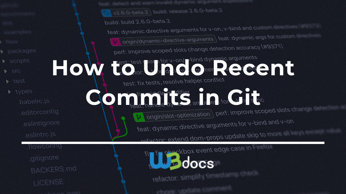 How to Undo Recent Commits in Git